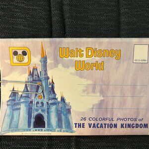 26 Two-Sided Vintage Walt Disney World Postcards